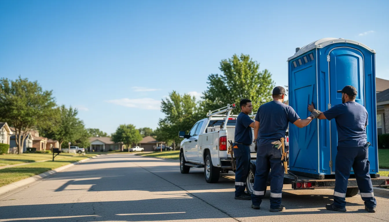Portable Toilet Rental in White Oak, TX near me